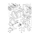 Maytag MGDX550XW1 bulkhead parts diagram
