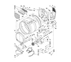 Maytag MGDE301YW0 bulkhead parts diagram
