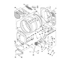 Whirlpool 7MWGD5550XW1 bulkhead parts diagram