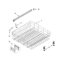 Upper rack and track parts