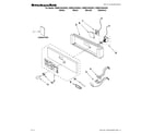 KitchenAid KBMS1454SBL2 control parts diagram
