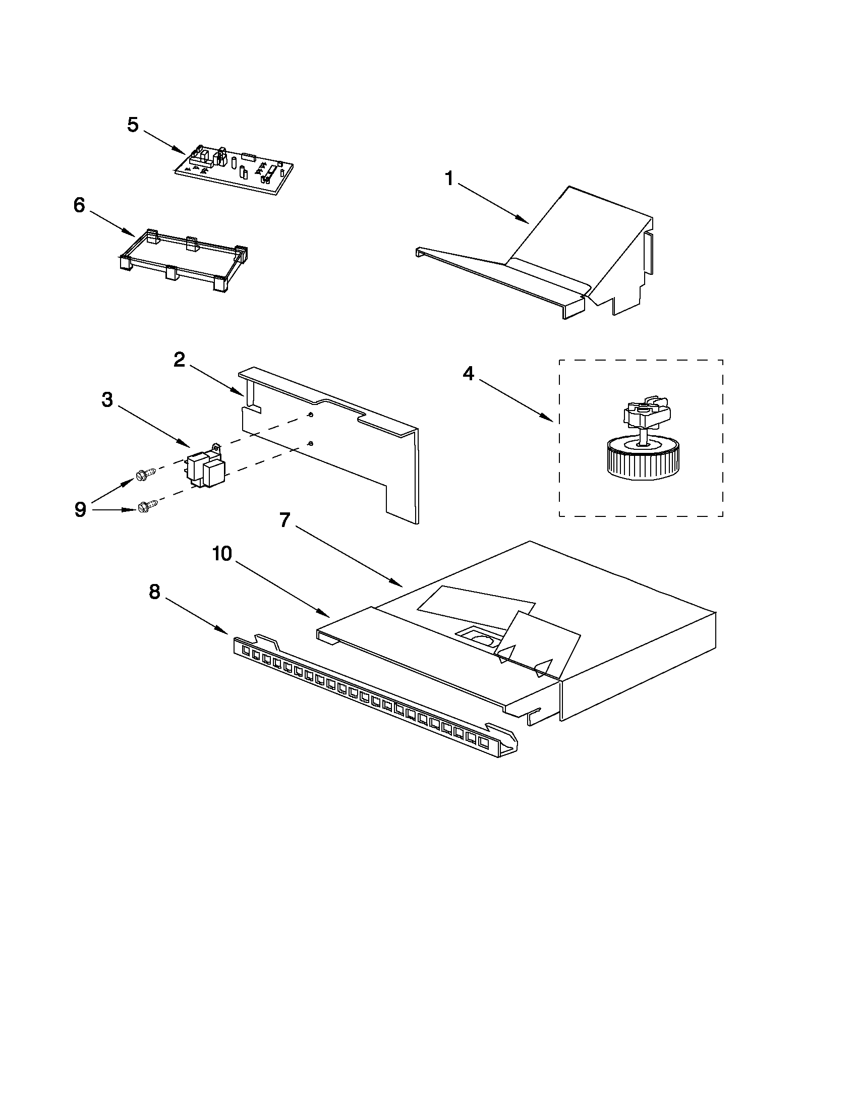 Top venting parts