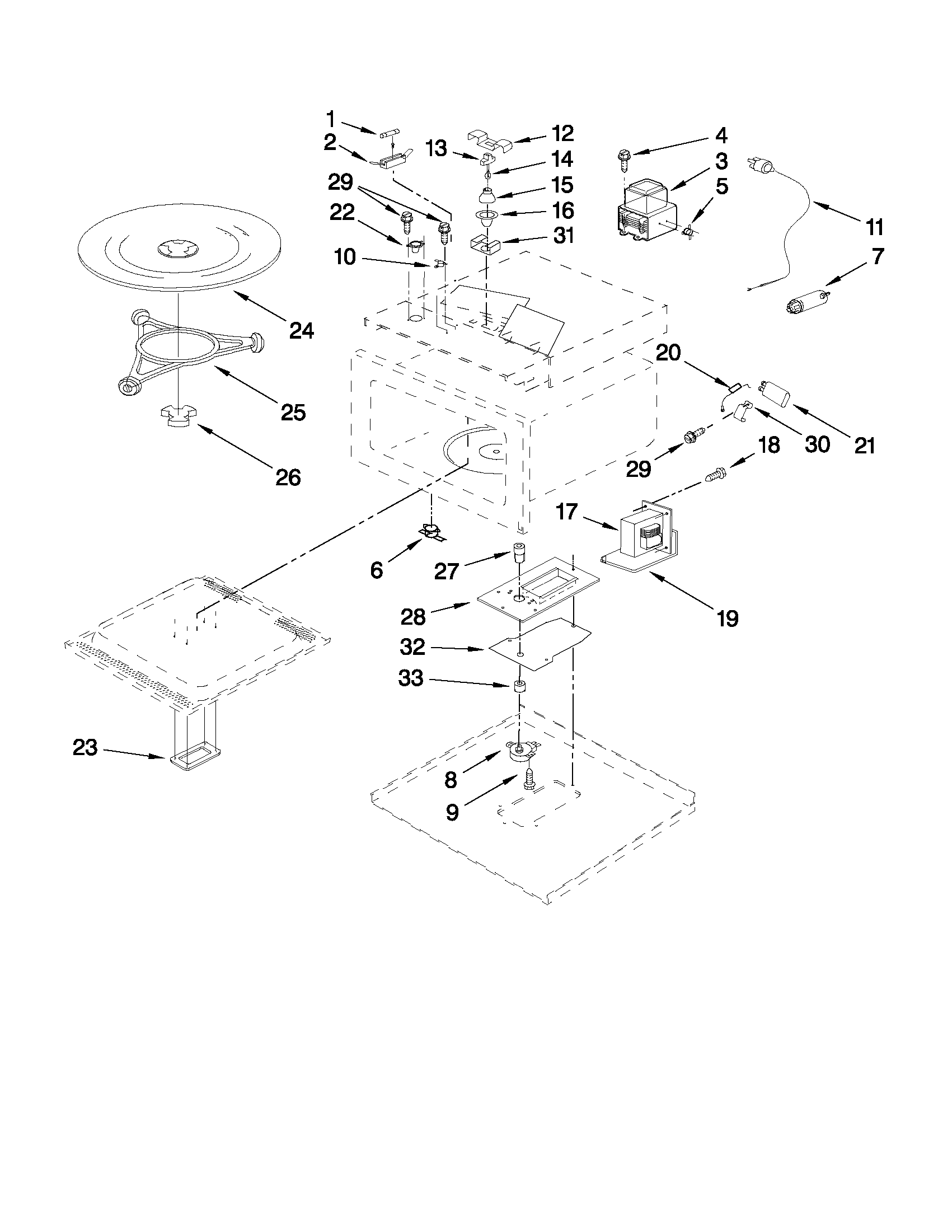 OVEN INTERIOR PARTS