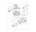 Whirlpool GU3000XTXQ3 pump and motor parts diagram