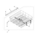 Upper rack and track parts