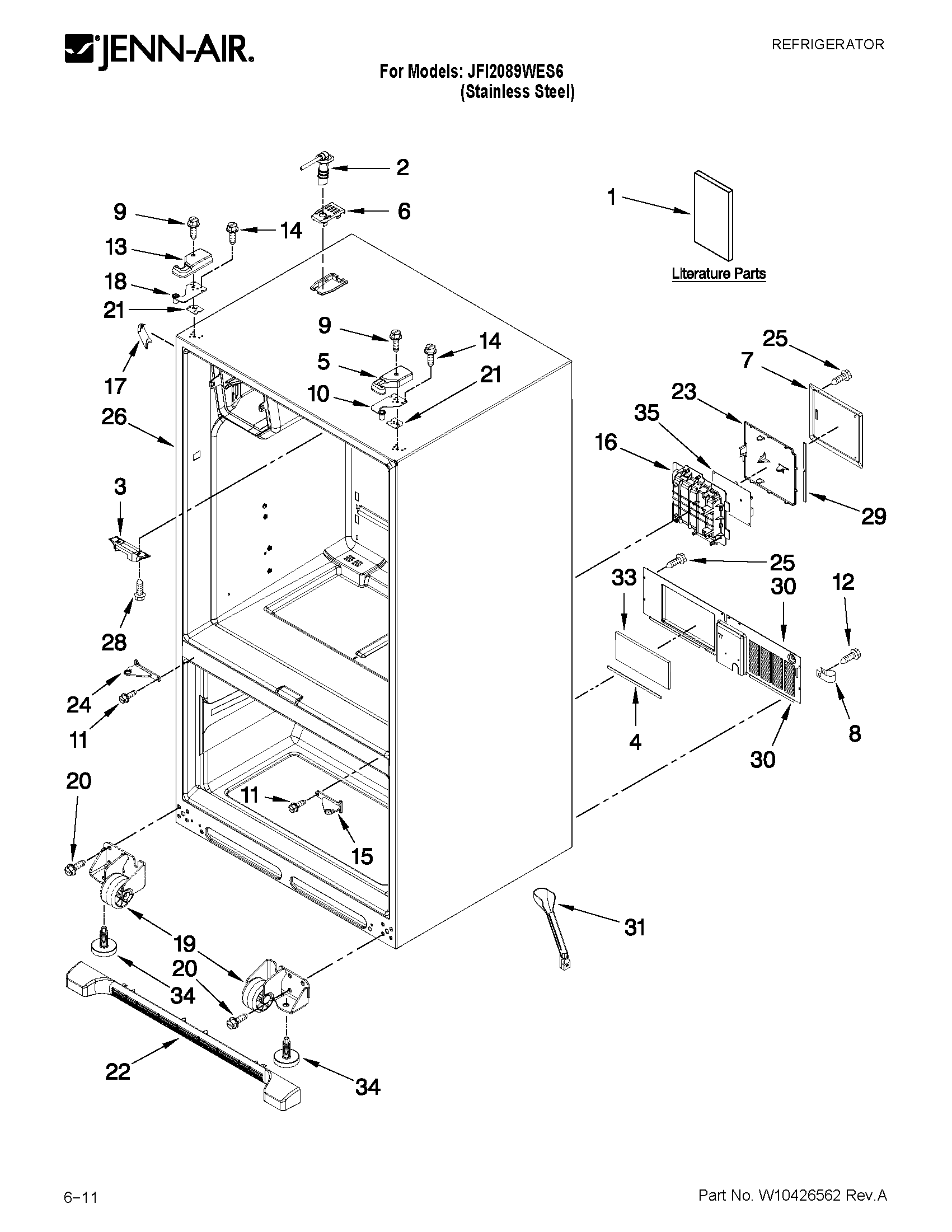 Cabinet parts