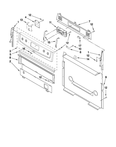 Control panel parts