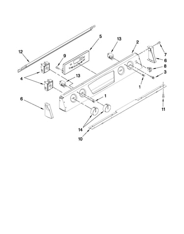 Control panel parts