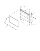 Freezer door parts