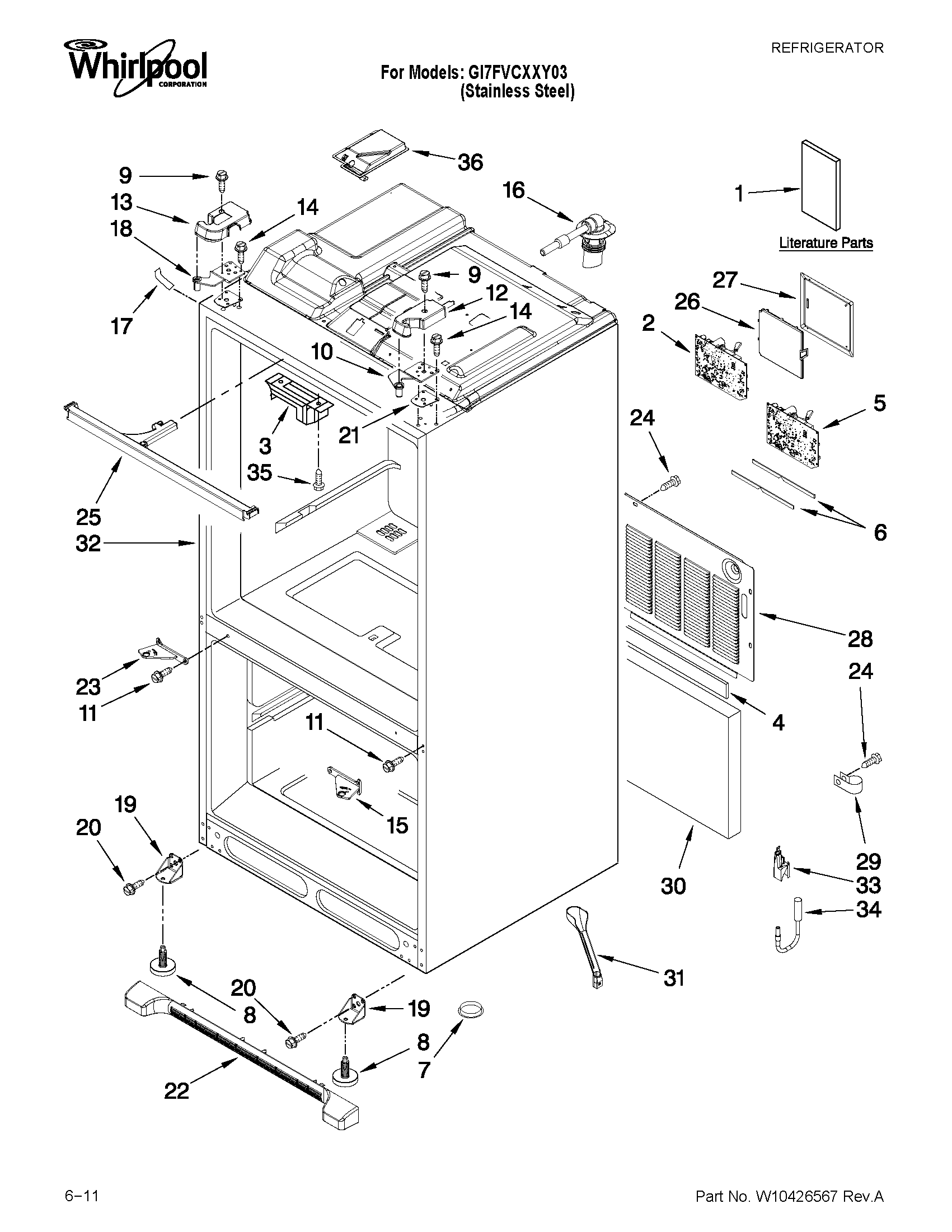 Cabinet parts