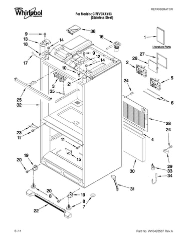 Cabinet parts