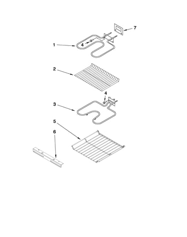 Internal oven parts