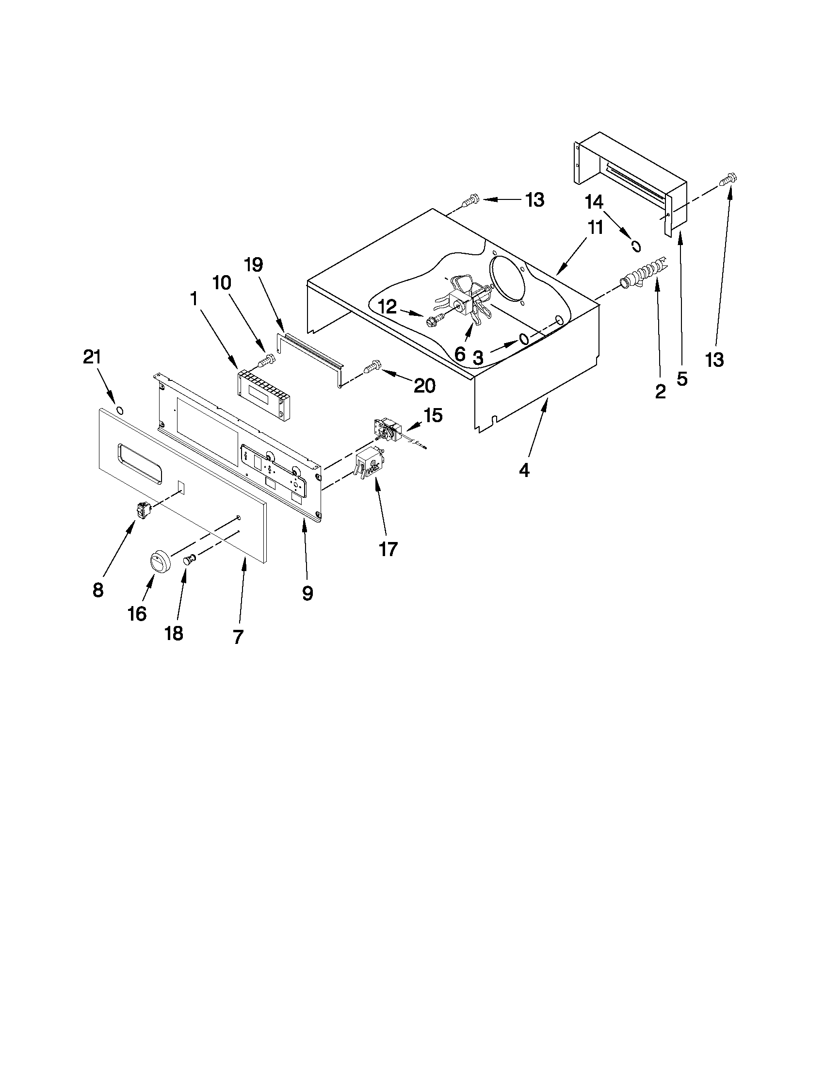 Control panel parts