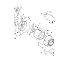 Maytag MHWE301YG00 tub and basket parts diagram
