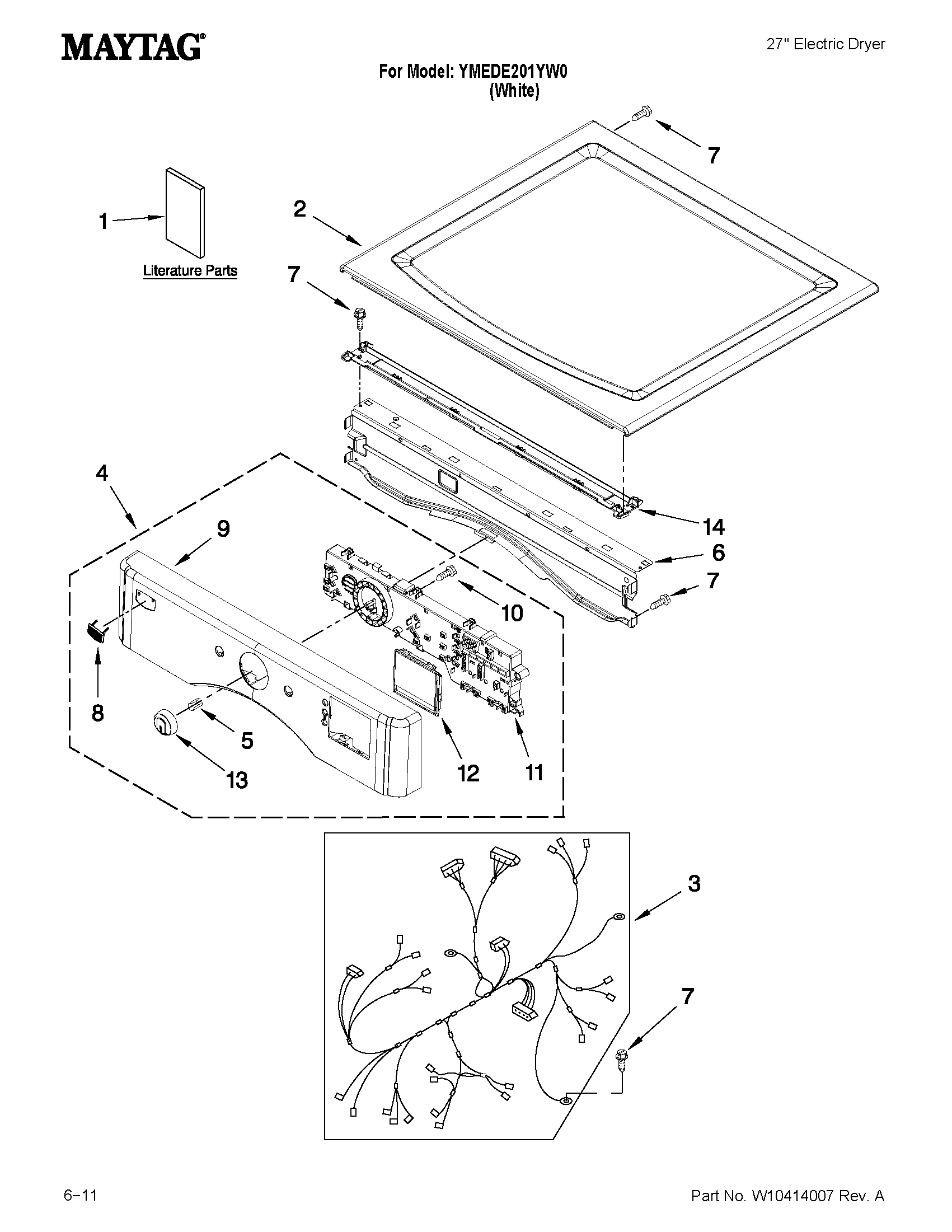 Top and console parts