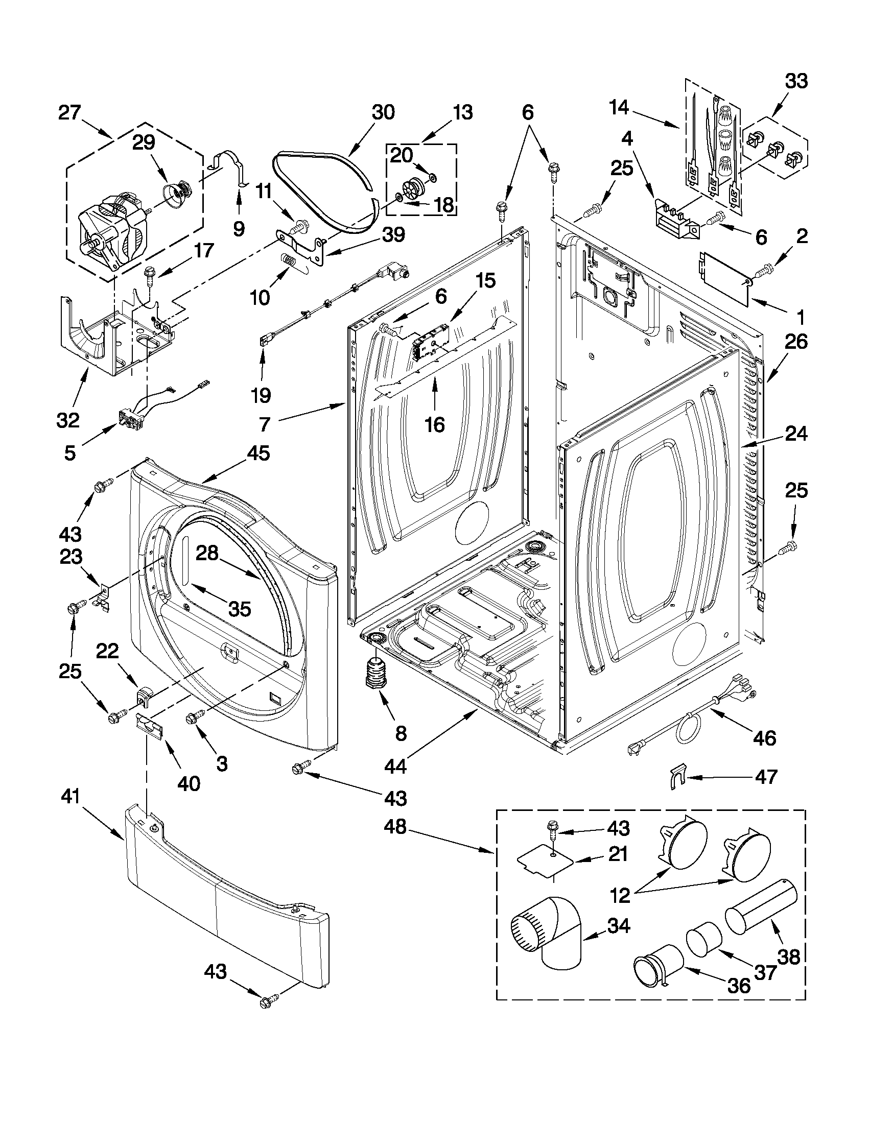Cabinet parts