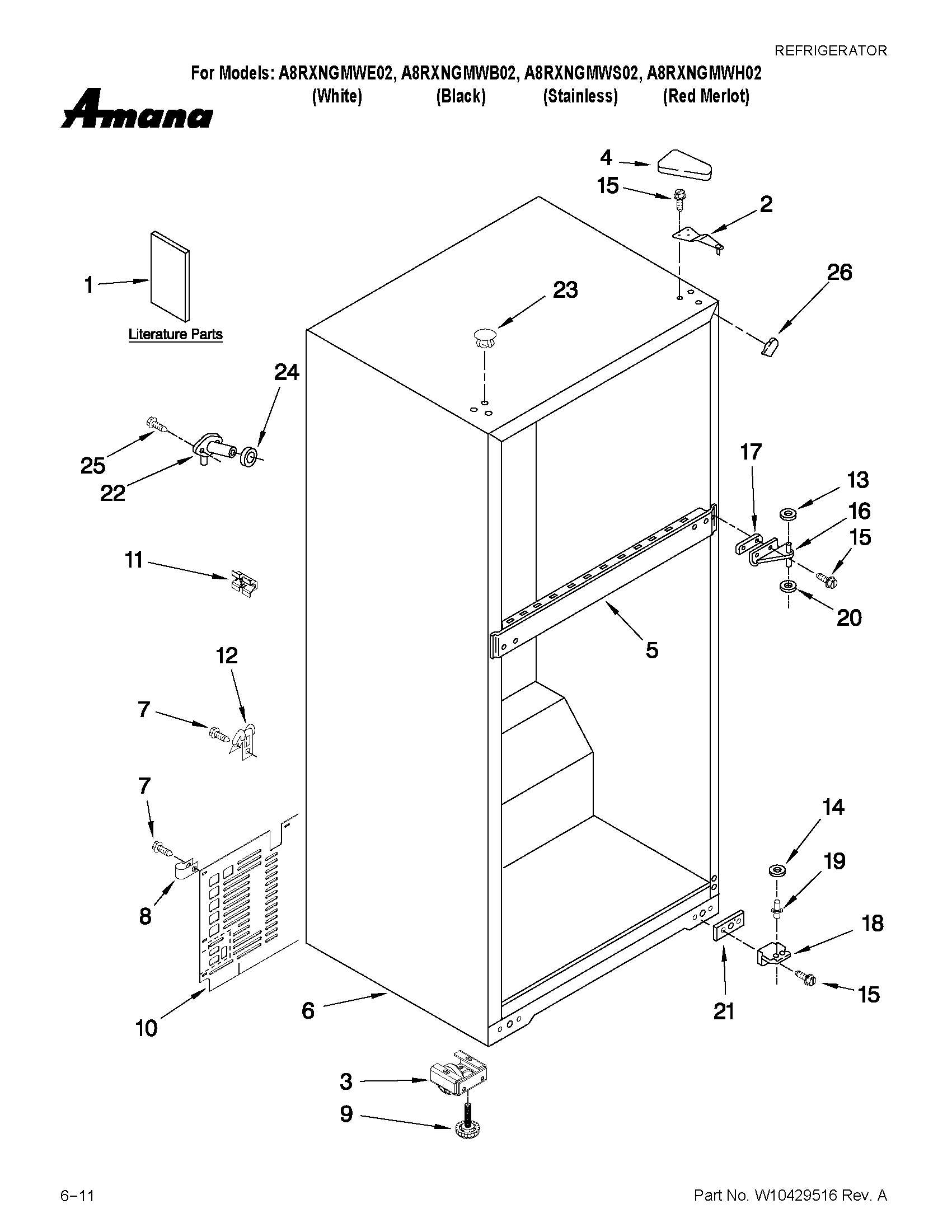 CABINET PARTS