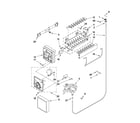 Amana A8RXNGMWH02 icemaker parts diagram