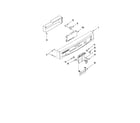 Ikea IUD8000WS4 control panel and latch parts diagram