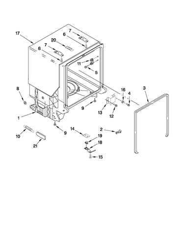 Tub and frame parts