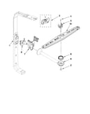 Upper wash and rinse parts