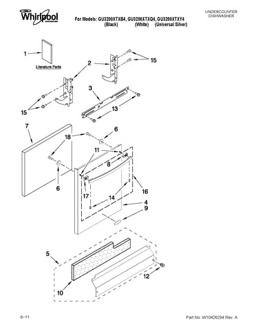 Door and panel parts