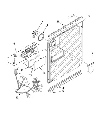 Inner door parts