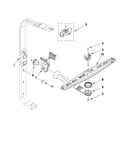 Upper wash and rinse parts