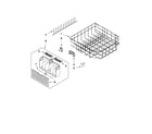 Whirlpool GU3200XTXQ4 lower rack parts diagram