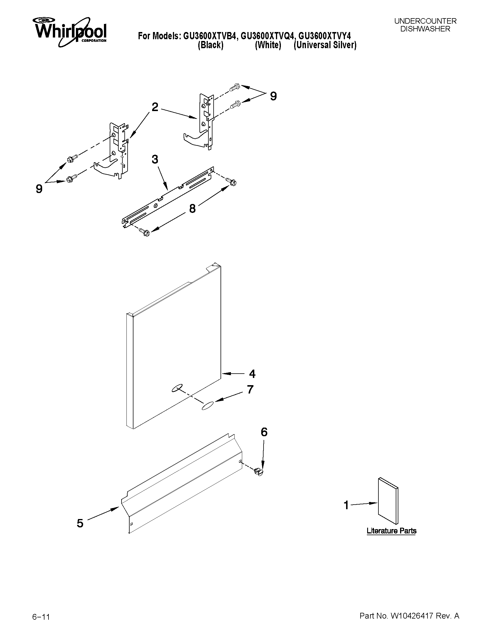 Door and panel parts
