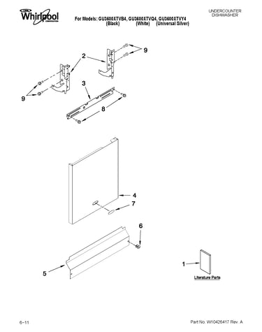 Door and panel parts