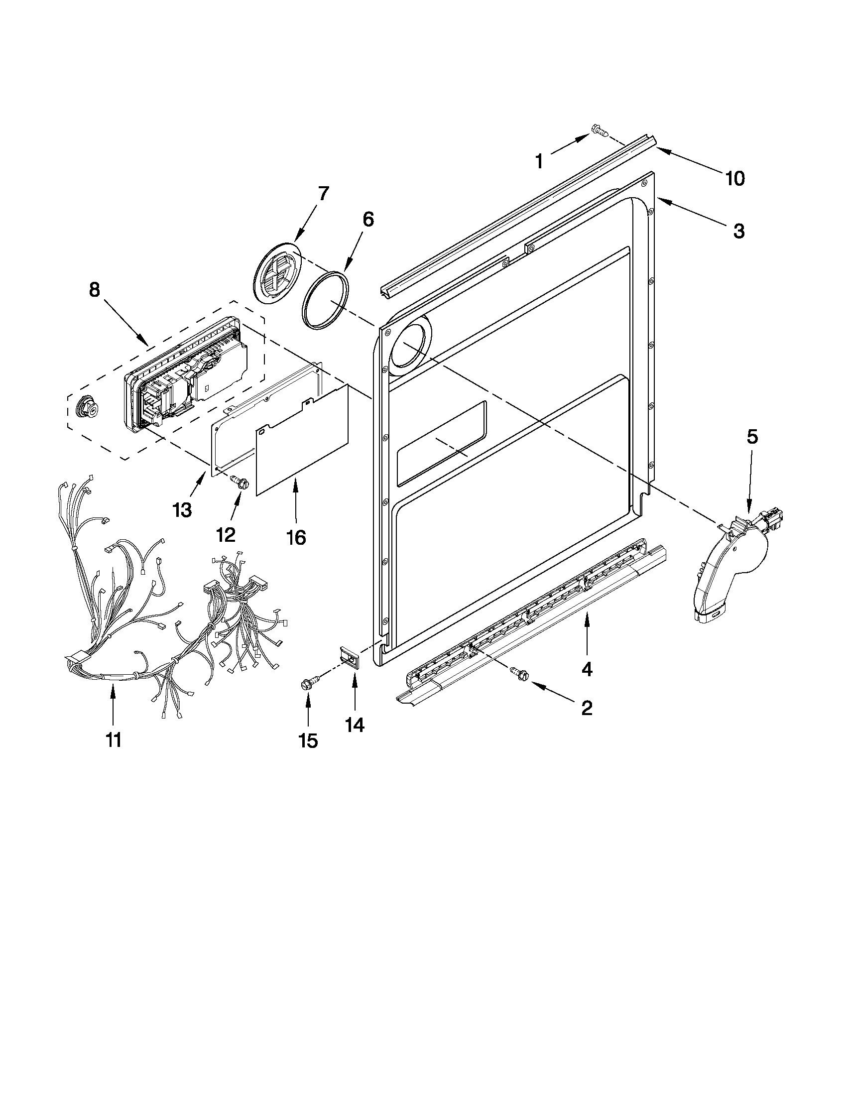 Inner door parts