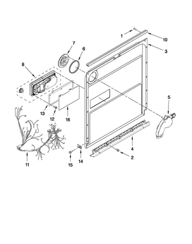 Inner door parts