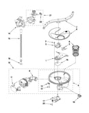 Pump, washarm and motor parts