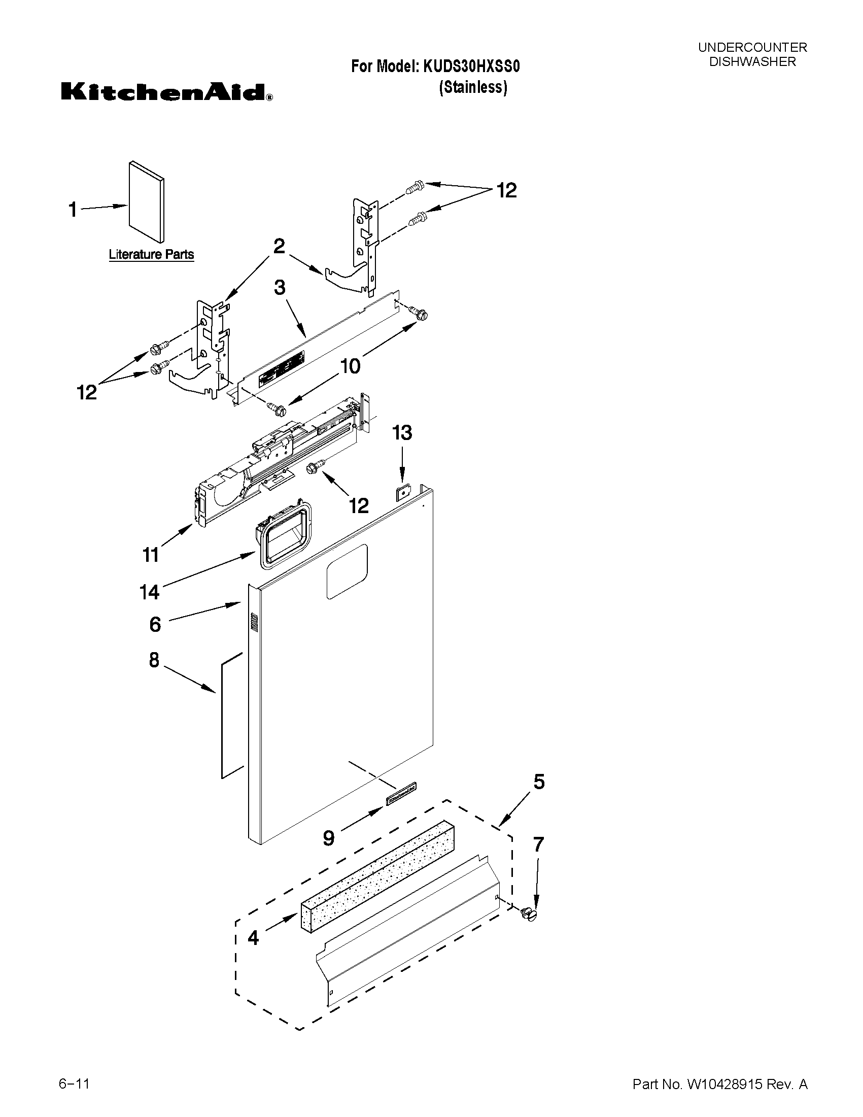 Door and panel parts