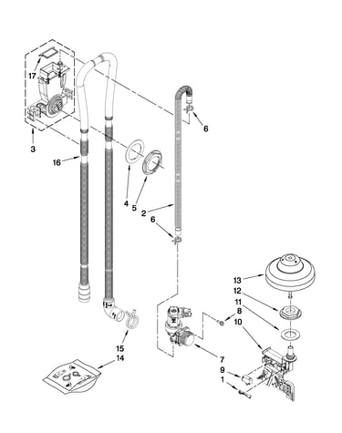 Fill, drain and overfill parts