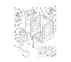 Maytag MEDE301YG0 cabinet parts diagram