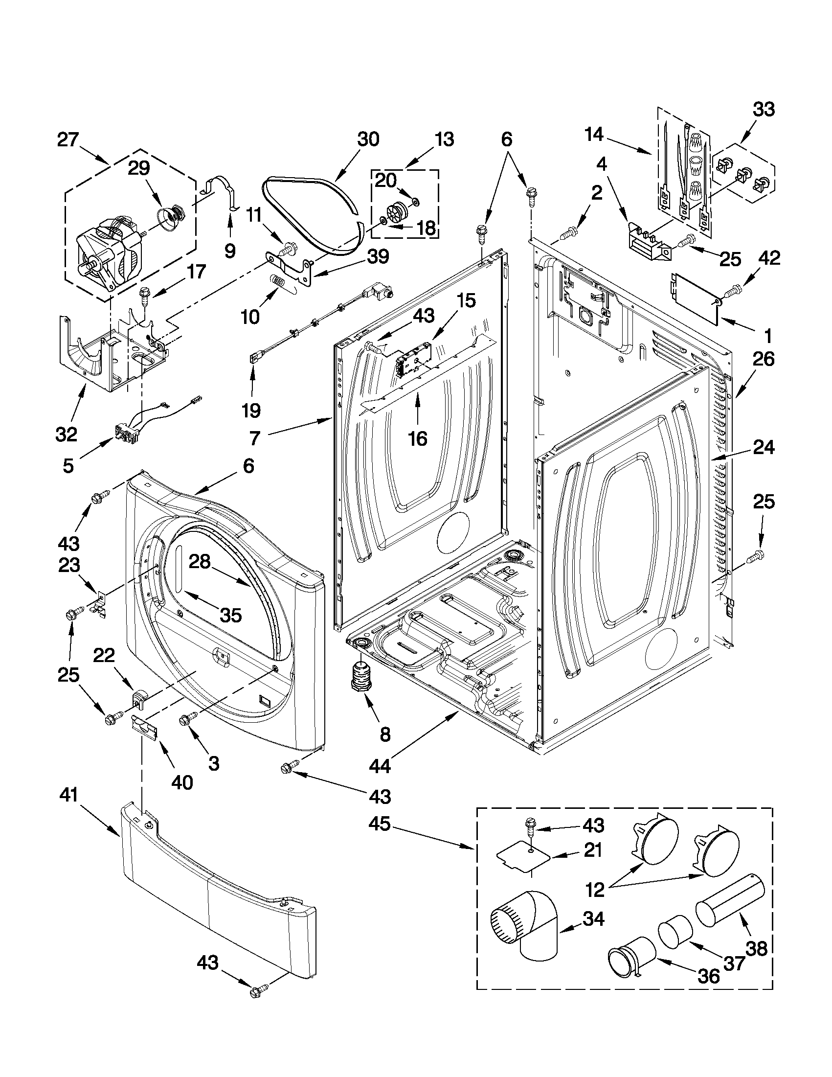 Cabinet parts