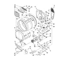 Maytag MEDE301YW0 bulkhead parts diagram