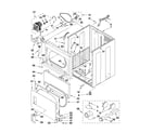 Maytag MGDX600XW1 cabinet parts diagram