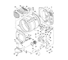 Maytag MGDX600XL1 bulkhead parts diagram