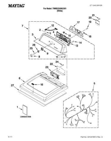 Top and console parts