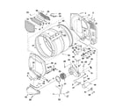 Maytag 7MMGDX550XW1 bulkhead parts diagram