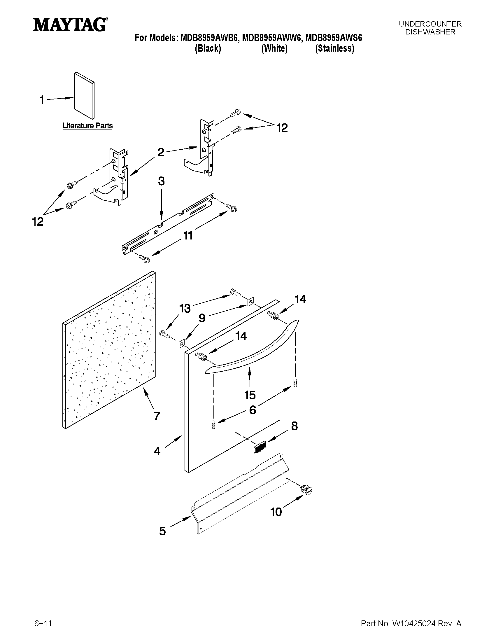 Door and panel parts