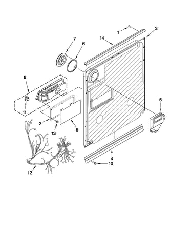Inner door parts