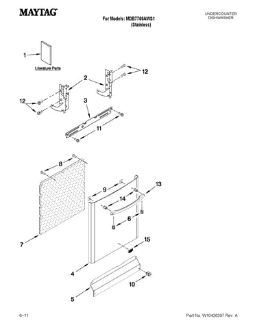 Door and panel parts