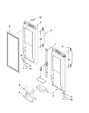 Refrigerator door parts
