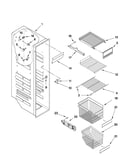 Freezer liner parts