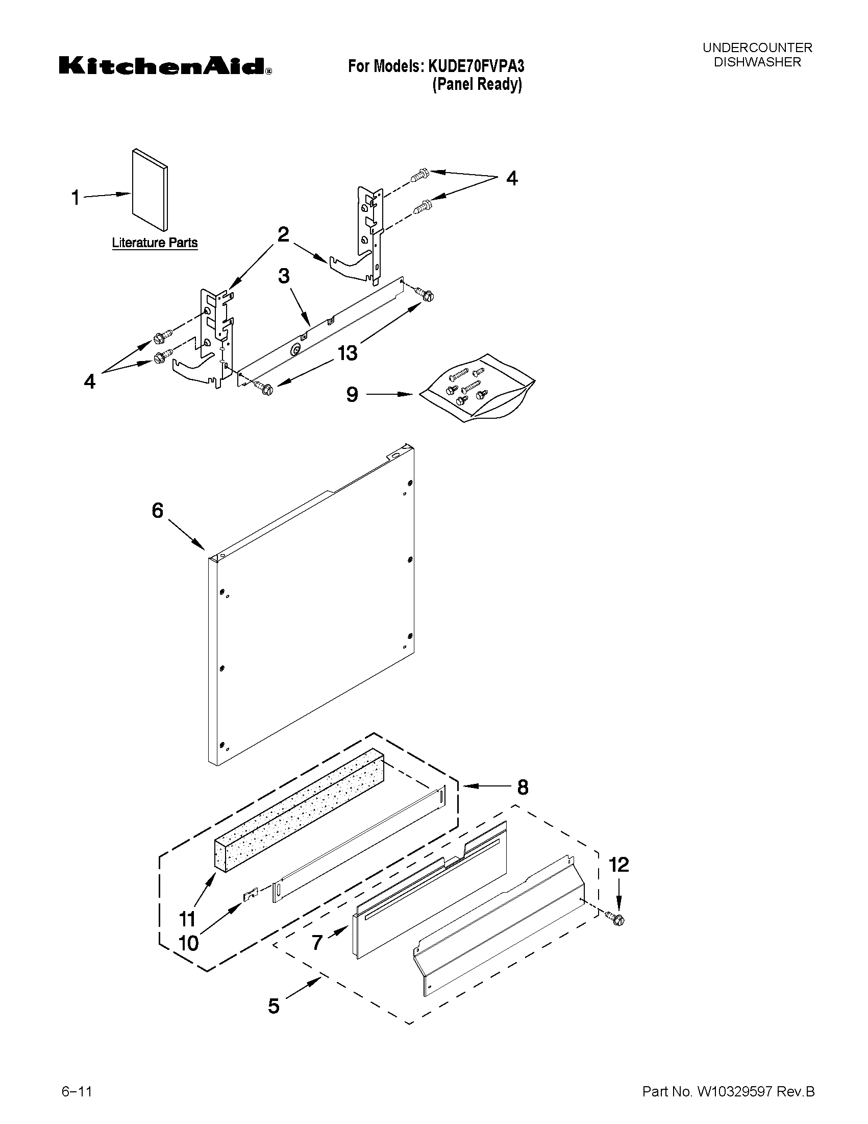 Door and panel parts