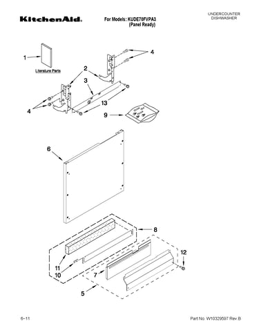Door and panel parts
